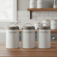 Набор из трех банок "Элегантная симфония", 16 см (9003-003)