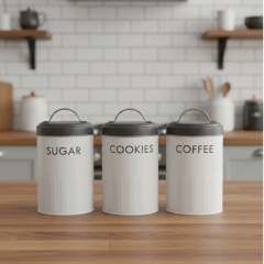 Набор из трех банок "Элегантная симфония", 16 см (9003-004)