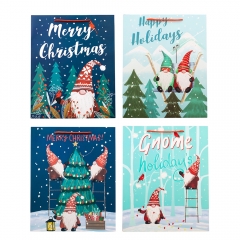 Подарочный пакет "Рождественские гномы", 18*23 см. * Рандомный выбор дизайна. (9166-004)