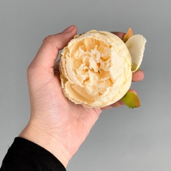 Набор декоративных цветов "Бутон пионии" белый (6018-036)