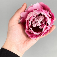 Набор декоративных цветов "Бутон пионии" лиловый (6018-038)