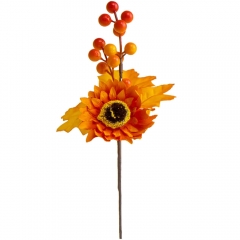 Декоративная веточка "Золотой подсолнух" (18900-002)