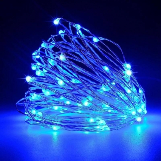 Гірлянда "Роса" 100 LED, біла, 10 м, від USB (9133-011)