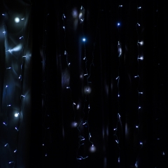 Гирлянда-штора 200 LED, белая, 3*2 м, от USB (9133-020)