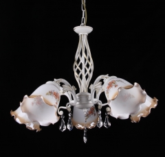 Люстра подвесная с 5 плафонами в форме цветка (ML001/5) (ML001/5)