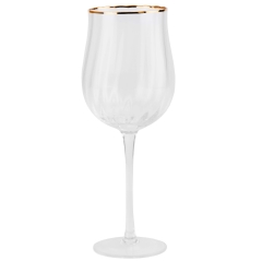 УЦІНКА Келих "Золоті спогади" 350 мл (Бульбашки,дефекти лиття скла,полоси) (00BR-9005-008)