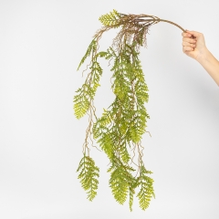 Искусственная свисающая ветка "Тень папоротника", зеленая, 95 см (9271-006)