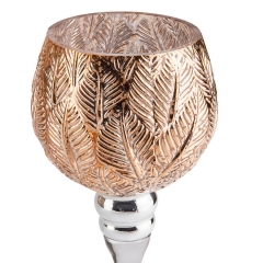 Набор из 3 подсвечников "Листья" (2006-018)