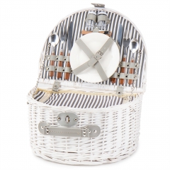 Кошик для пікніка "Релакс" на 2 особи, білий (0503-017)