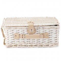 Кошик для пікніка "Пригода" на 4 особи, білий (0503-022)