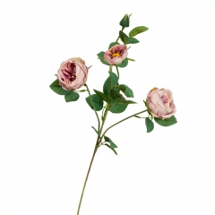 Веточка цветущей магнолии 98 см, белая (8721-009)