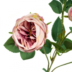 Веточка цветущей магнолии 98 см, белая (8721-009)