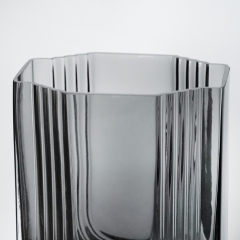 Ваза "Серый контур", 21 см (00BR-9099-030)