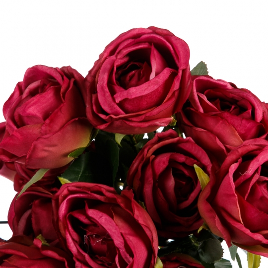 Букет троянд бордовий, 50 см (0124JH)