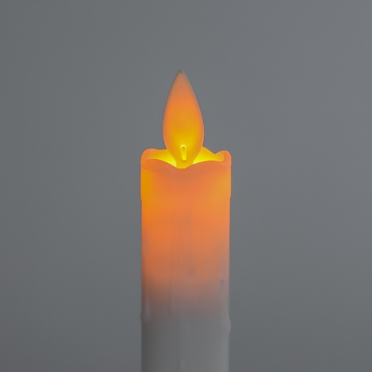 Набір з 2 світлодіодних свічок (LED), білий, 25,5 см (6032-011)