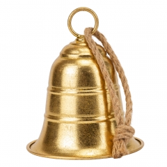 Металлический колокольчик, золотой, 21 см (6034-004)