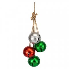 Подвеска с 4 колокольчиками, разноцветная, 39 см (6034-012)
