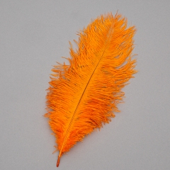 Страусиное перо 25-30 см оранжевый (8501-002/orange)