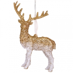 Елочная игрушка "Золотой олень", 14,5 см (00BR-6027-015)