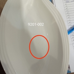 УЦІНКА Піала "Піала легкості", 36*18 см (Чорні краплинки) (00BR-9201-002)