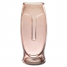 Скляна ваза "Силует", рожева 31 см. (8605-014)