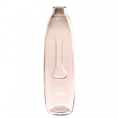 Скляна ваза "Силует", рожева 40 см. (8605-016)
