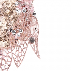 Новогодняя игрушка "Мудрая сова"  розовая (6018-007)