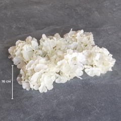 Головка гортензии, белая, 16 см (9222-001)