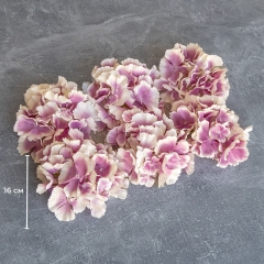 Головка гортензии, кремово-сиреневая, 16 см (9222-003)