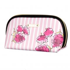 Косметичка розовая "Розы" (25*14*9) (010LL)