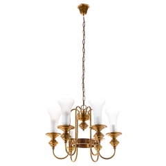 Люстра классическая под бронзу на 6 лампочек (AT008/6) (AT008/6)