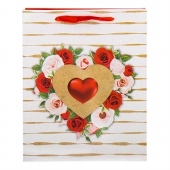 Подарунковий пакет "Романтика", 32 * 26 * 12 см (8930-001)