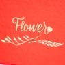 Коробка для квітів "Кошик серце" червона (0591J)
