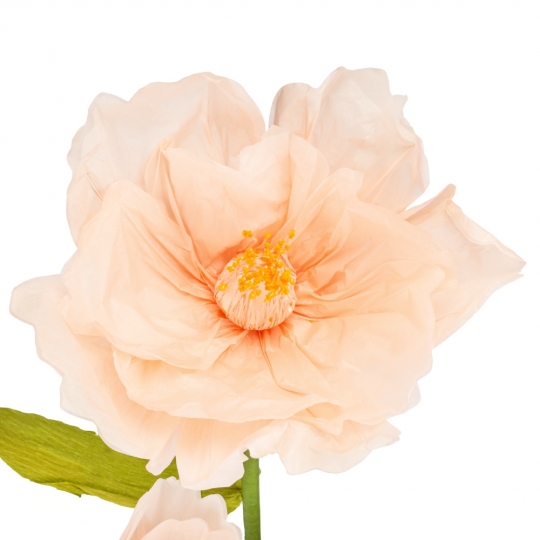 Большие ростовые декоративные цветы на стойке, пудровые, 125 см (2030-002) Большие ростовые декоративные цветы на стойке, пудровые, 125 см (2030-002)