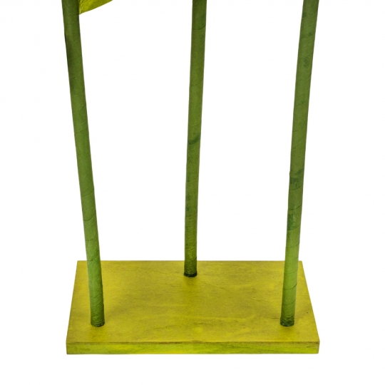 Большие ростовые декоративные цветы на стойке, красные, 155 см (2030-005)