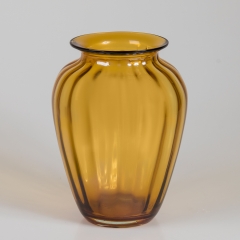 УЦІНКА  Ваза (25 см) (Мікроподряпини, ,бульбашки,  всередині, смуги) (009VZ)