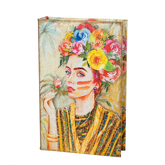 Книга-сейф "Дівчина у квітах" (0001-012)