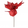 Декоративна квітка "Мерехтіння", червоний (2010-083)