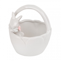 Корзинка "Весеннее настроение", белая, 11,5 см (5009-021)