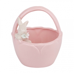 Корзинка "Весеннее настроение", розовая, 11,5 см (5009-023)