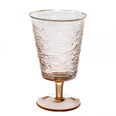 УЦІНКА Келих для вина «Кварц» (Бульбашки,нерівні края,дефект заливки скла) (8214-005)