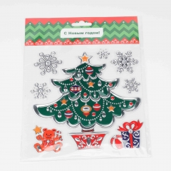 Наклейки "Новогодняя красавица" (8816-016)