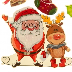 Набор наклеек "Веселый Санта" * случайный выбор дизайна (8817-030)