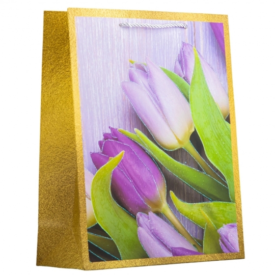 Подарунковий пакет "Тюльпани", 30*41,5 см (9069-014)