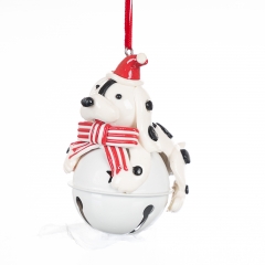 Елочное украшение "Собачка с бубенчиками" (0523J)