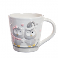 Чашка "Зимняя пара сов", 350 мл. (6001-004)
