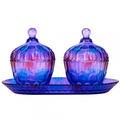 Набір з 2 ємностей для зберігання "Лазурит", 13 см (9113-016)