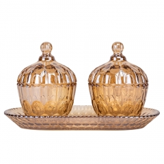 Набір з 2 ємностей для зберігання "Опал", 13 см (9113-017)