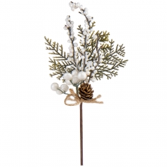 Декоративная ветвь "Заснеженная" (6019-027)