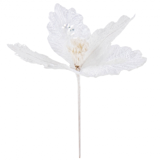 Декоративна квітка "Біла лілія" (6019-040)